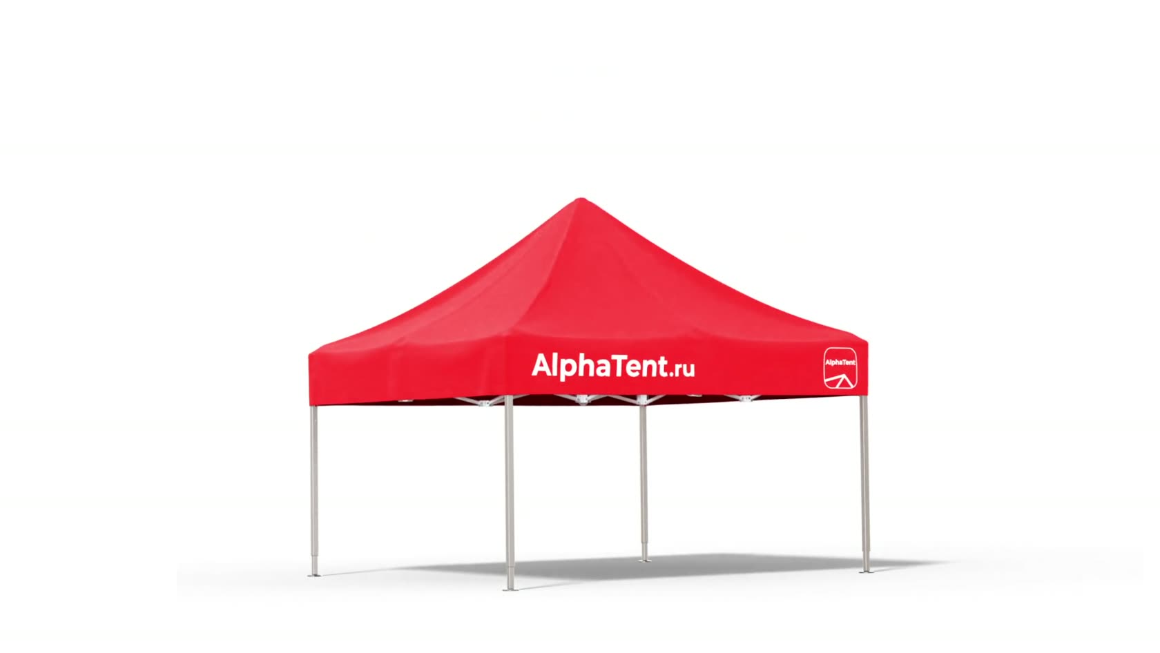 Alphatent canopy tent — folding frame, the accordion roof lowers