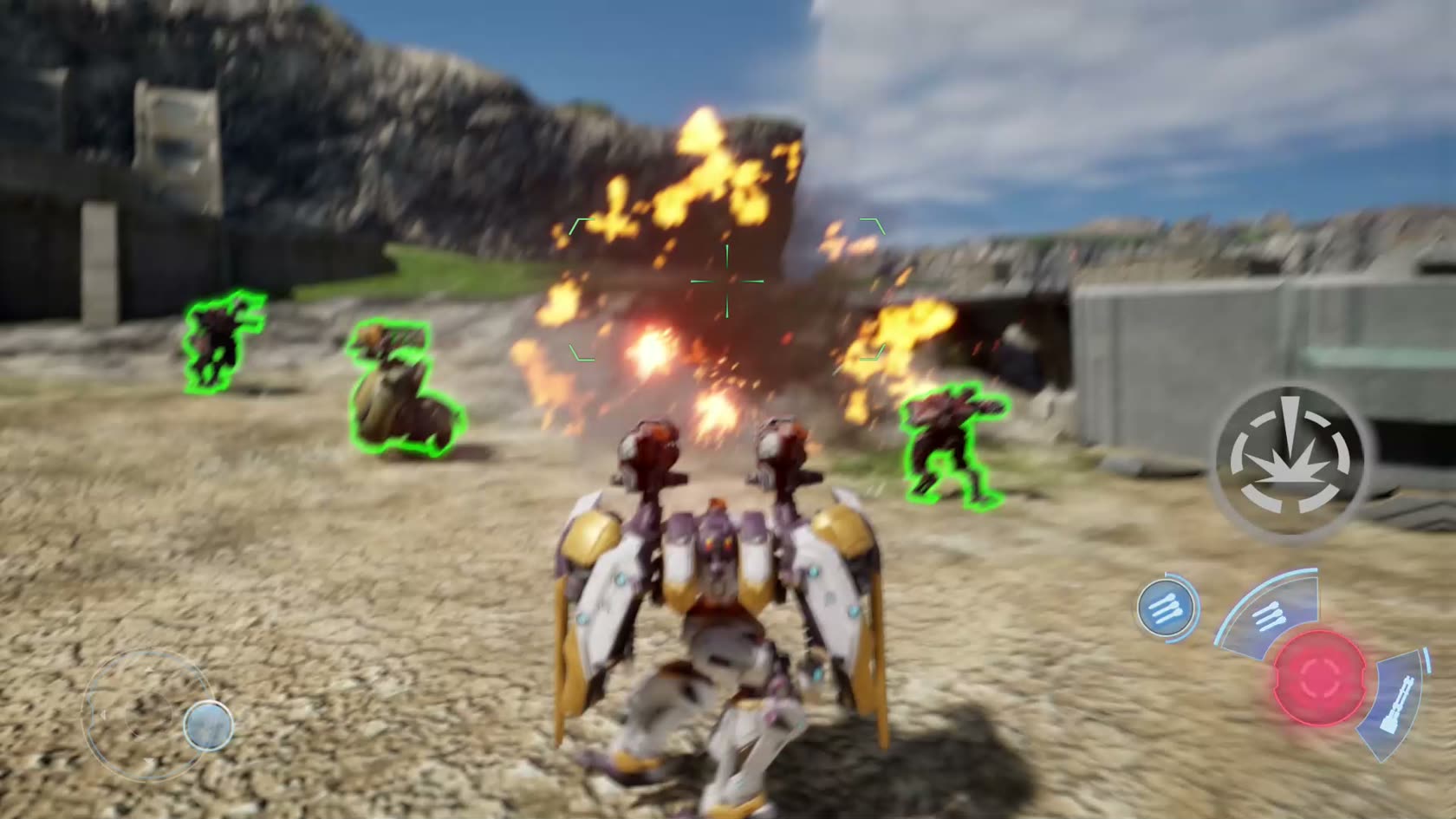 War Robots: robot air combat, motion creative for a mobile game