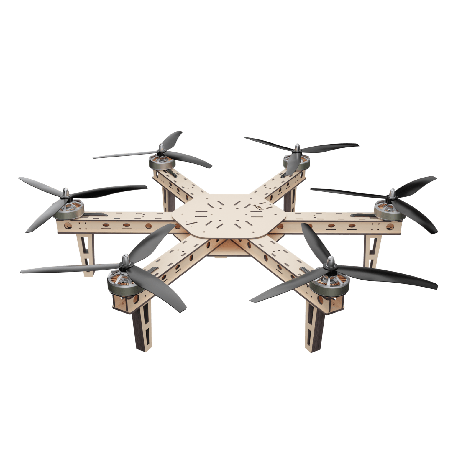 Kashchey FPV drone frame, catalogue render
