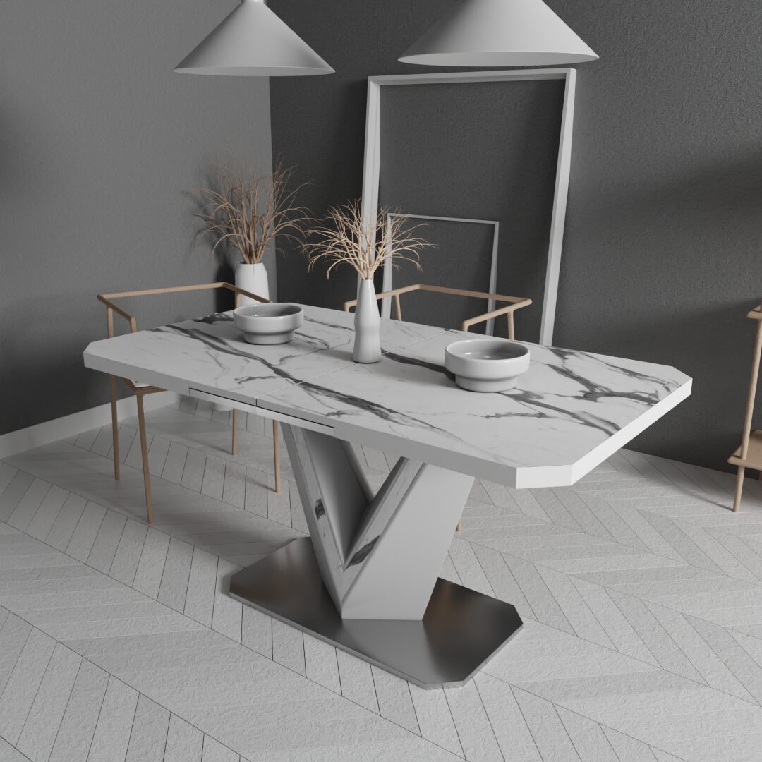 Valerio table by Gelios Tables, catalogue render