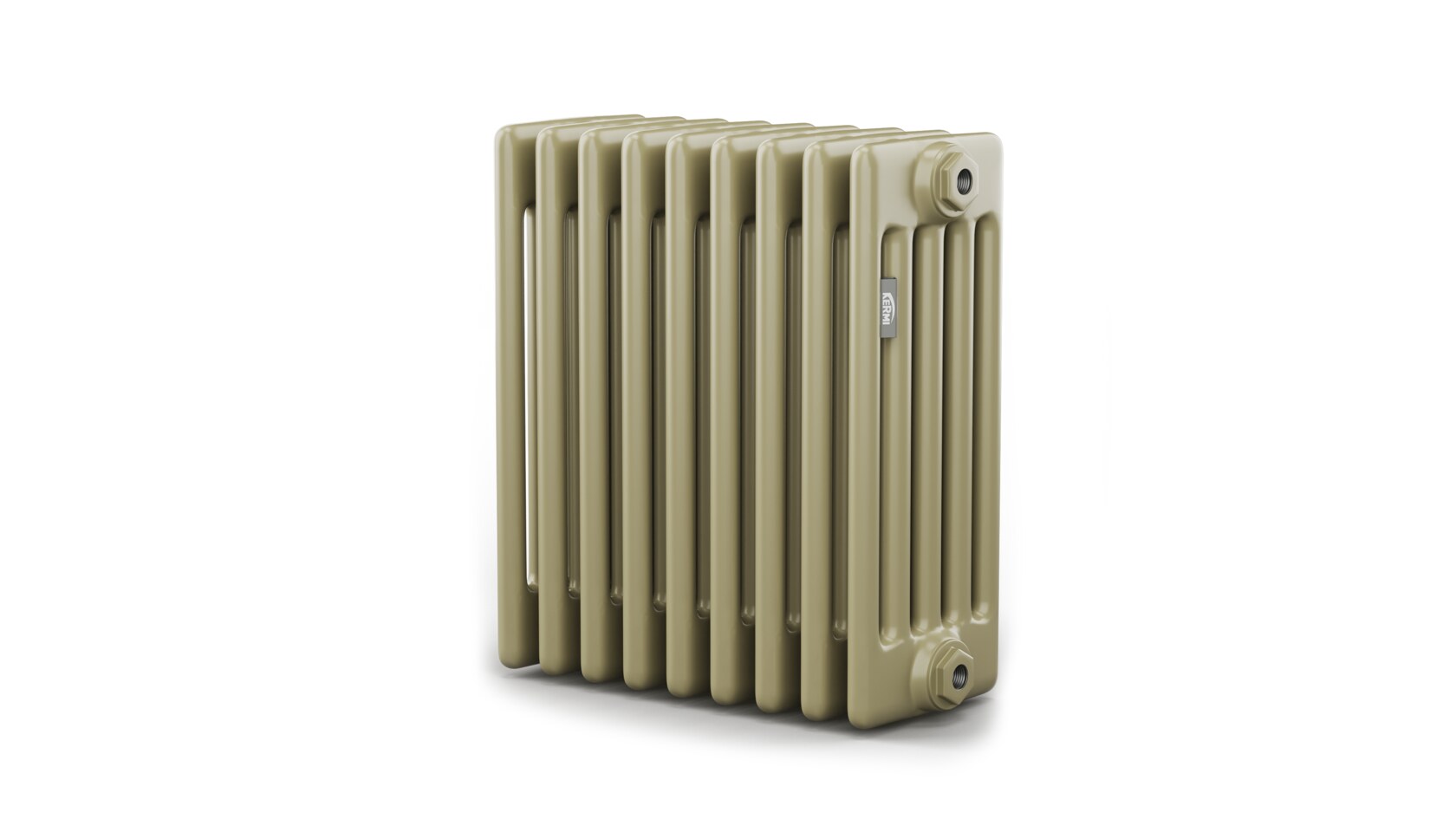 KERMI RRN 5045 tubular radiator — catalogue render in RAL 6013