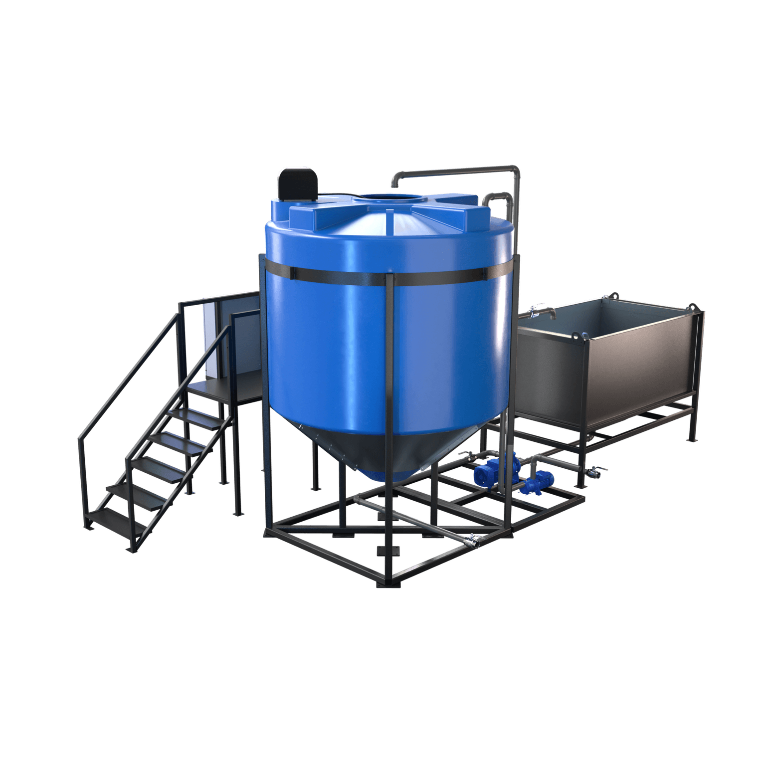 Nitrogen funnel, catalogue render (variant 2)