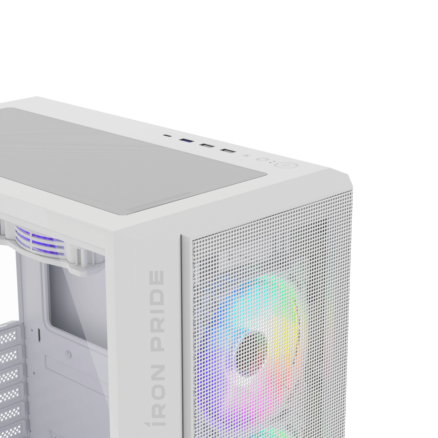 Prime Box Z14 case, ports, white