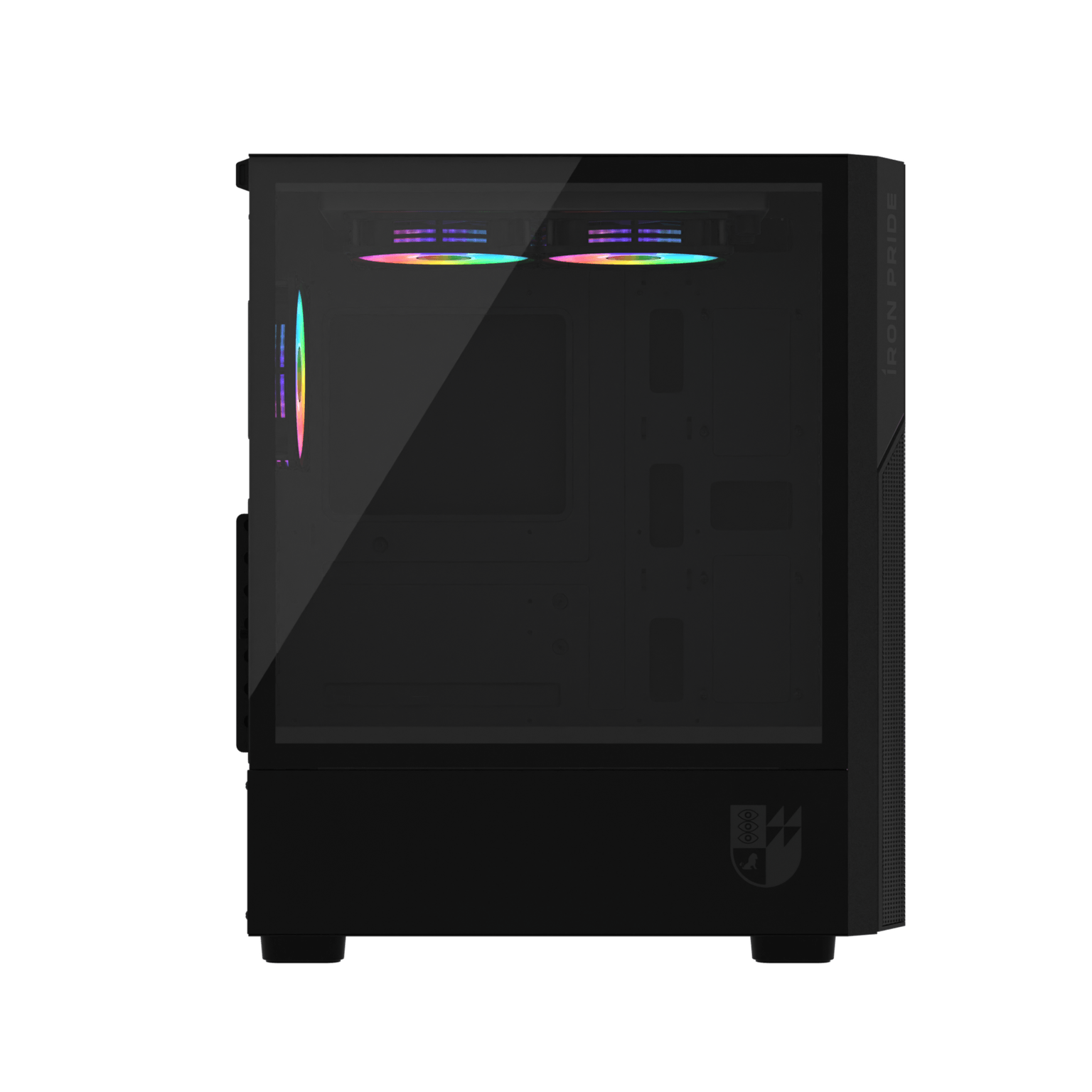 Prime Box Z14 case, side view, black