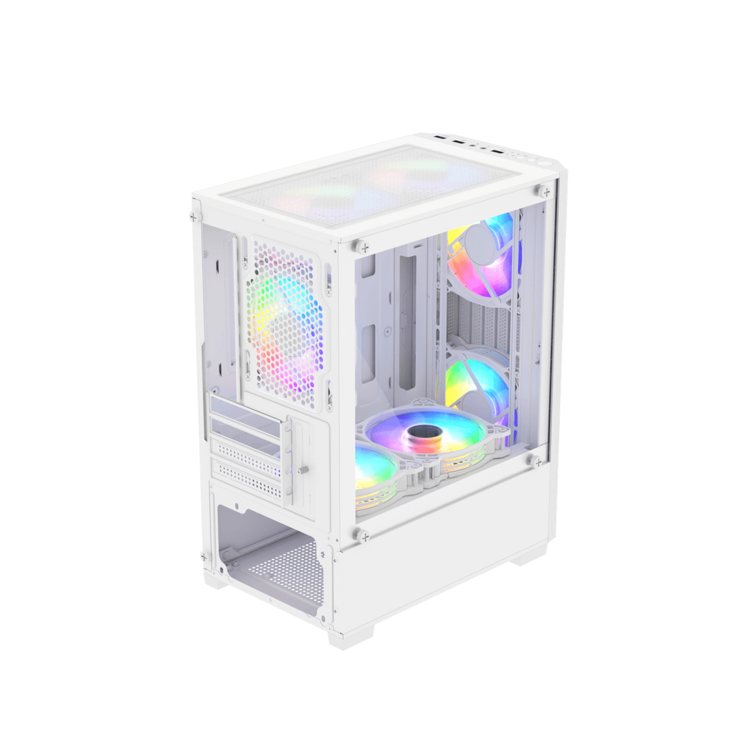 Prime Box Z5 case, second camera angle, white