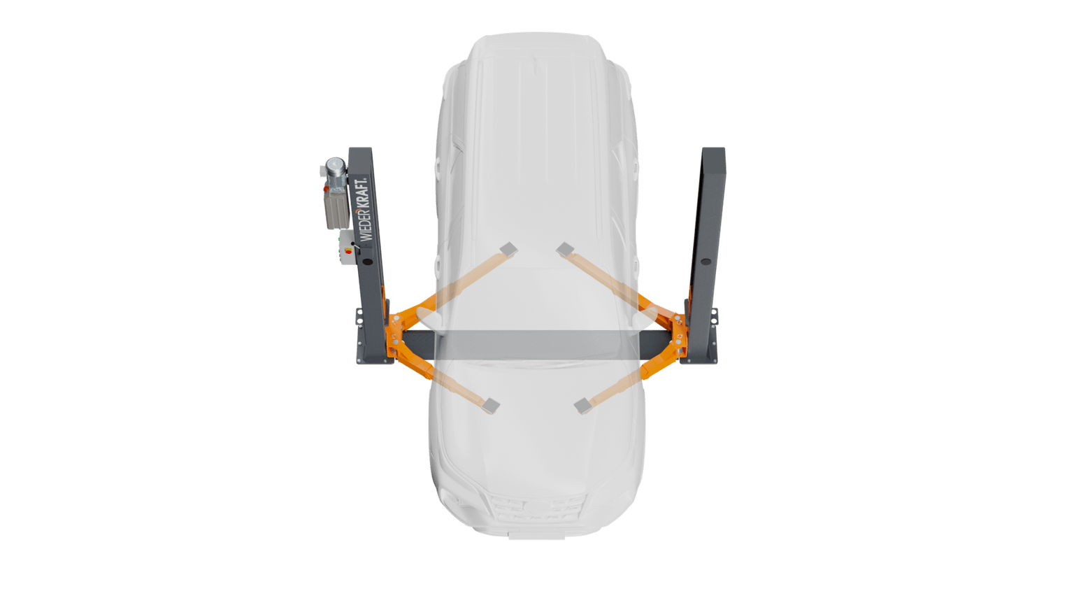 A render of the WiederKraft WDK-521 car lift on a white background (variant 6)