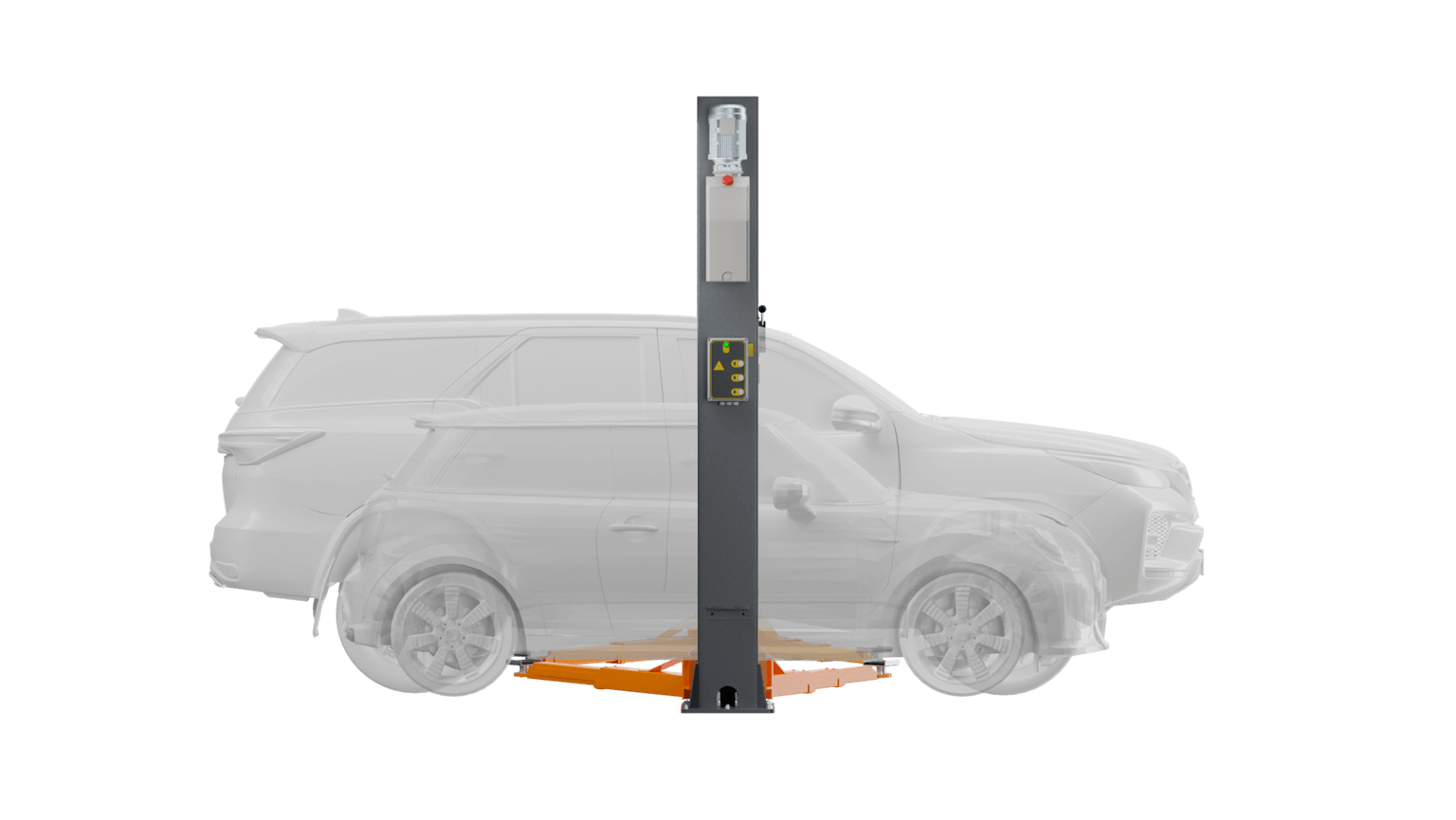 A render of the WiederKraft WDK-521 car lift on a white background (variant 8)