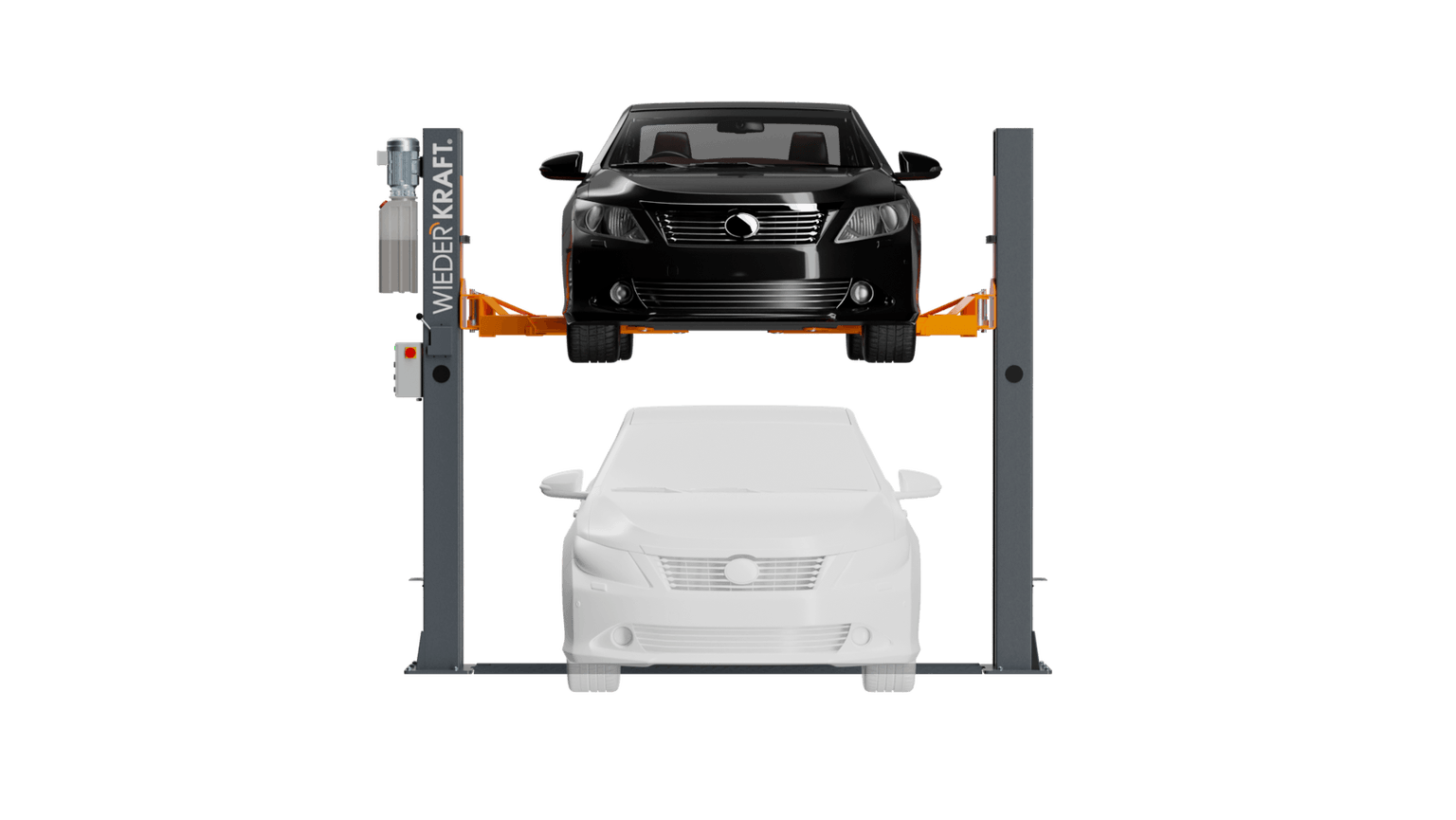 A render of the WiederKraft WDK-521 car lift on a white background (variant 10)