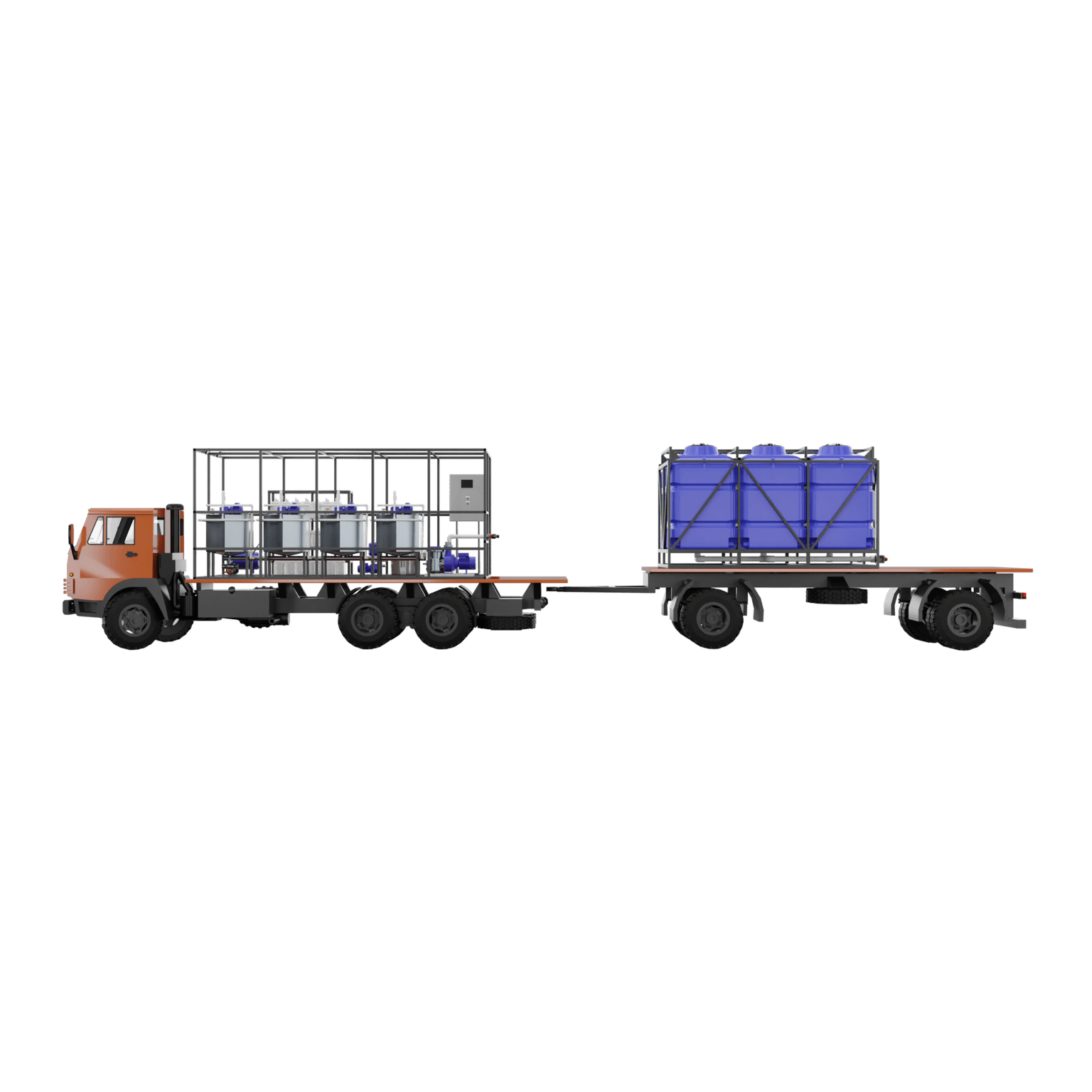 Nitrogen equipment, side view