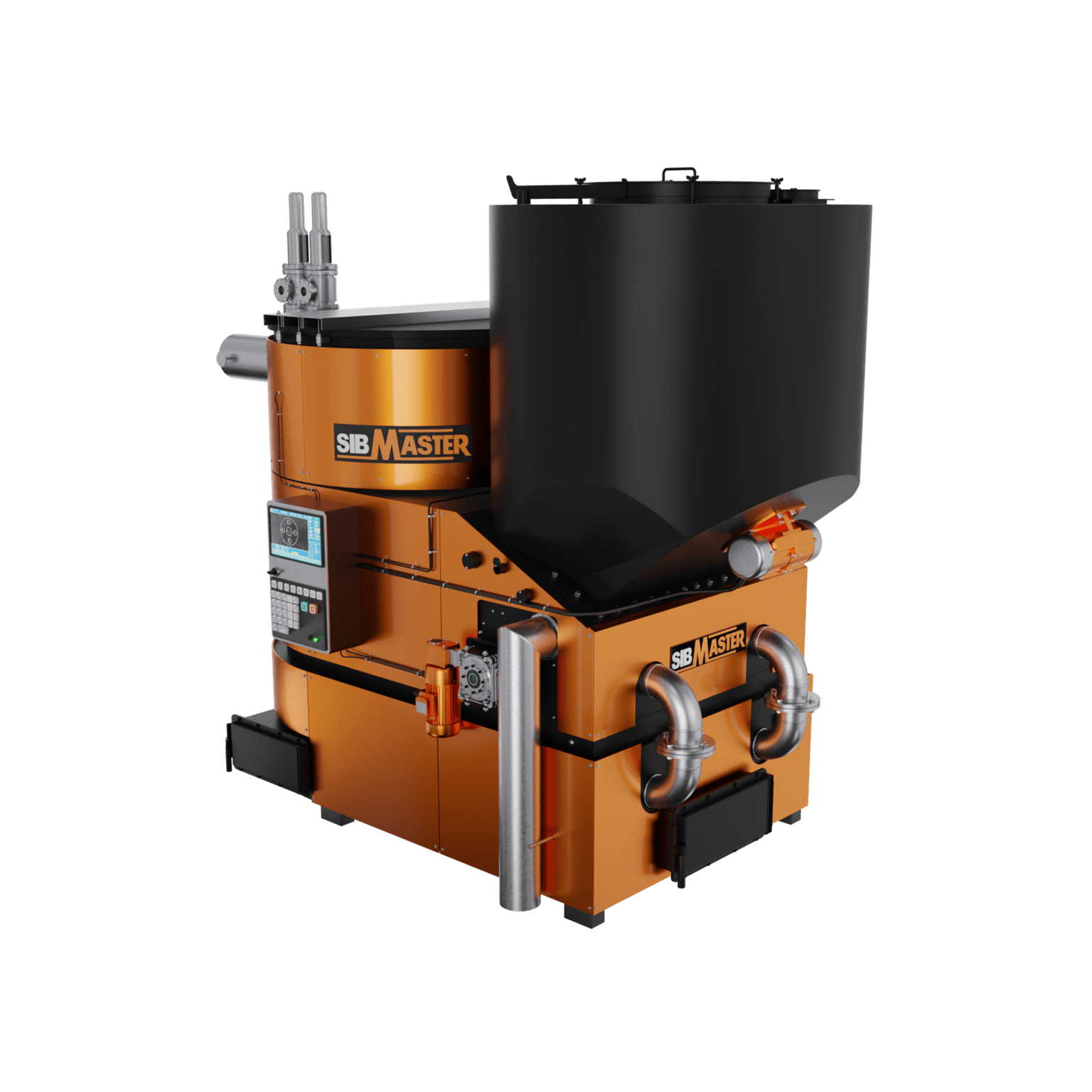 SibMaster automatic boiler, product render